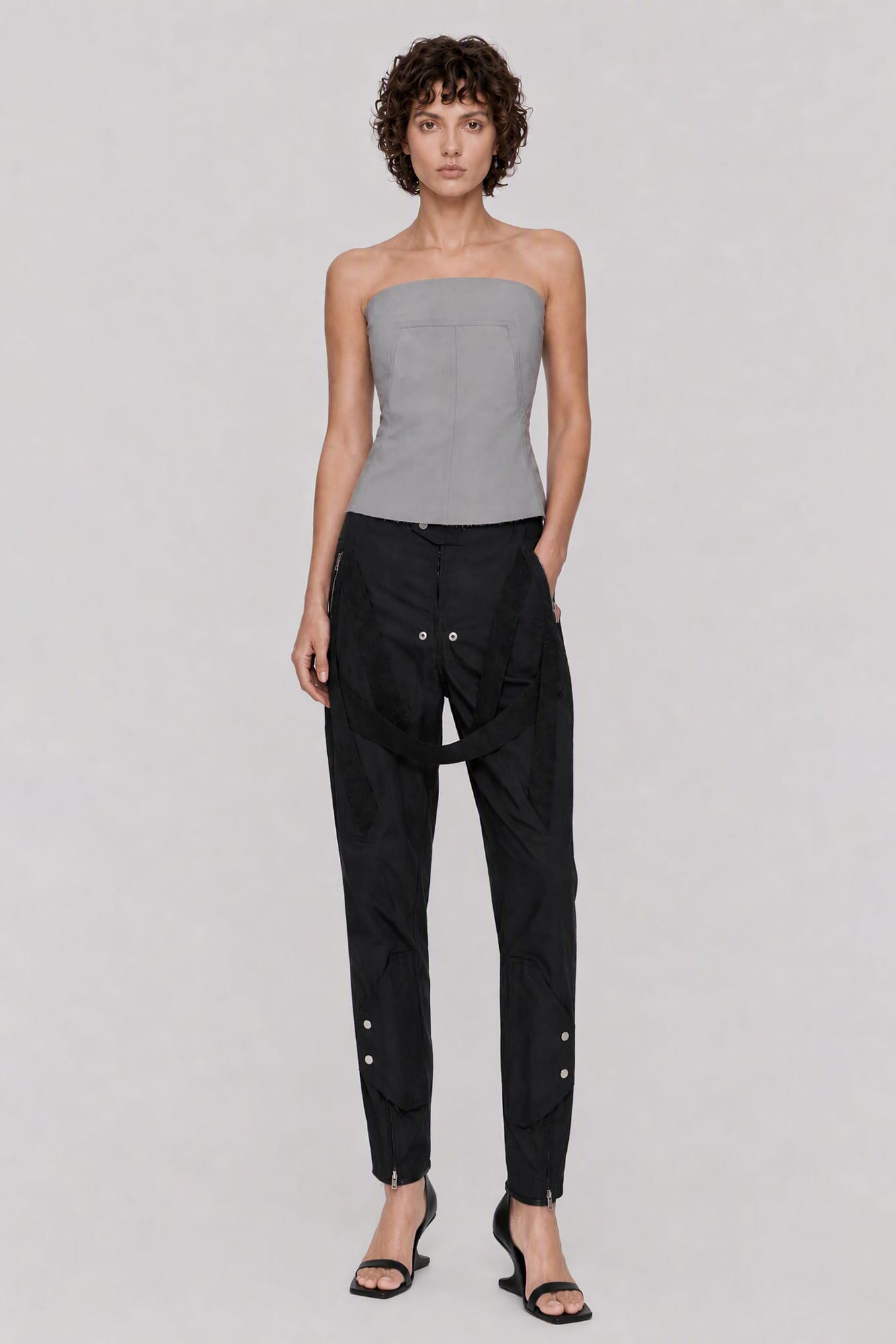 Rick Owens Bustier Top in Dust