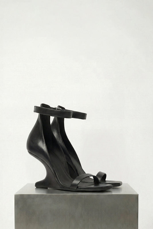 Rick Owens Cantilever Sandal in Black side