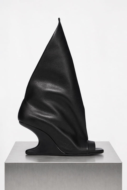 Rick Owens Cantilever Strutter Sandal in Black
