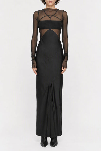 Rick Owens Combo Gown in Black