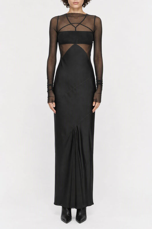 Rick Owens Combo Gown in Black