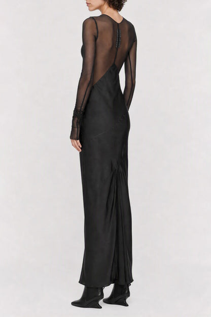 Rick Owens Combo Gown in Black back