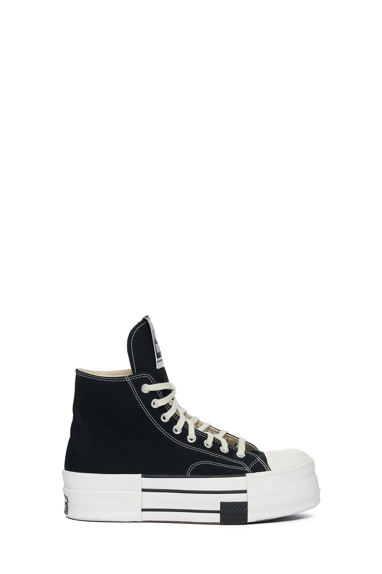 Rick Owens DRKSHDW Converse DBL DRKSTR HI in Black