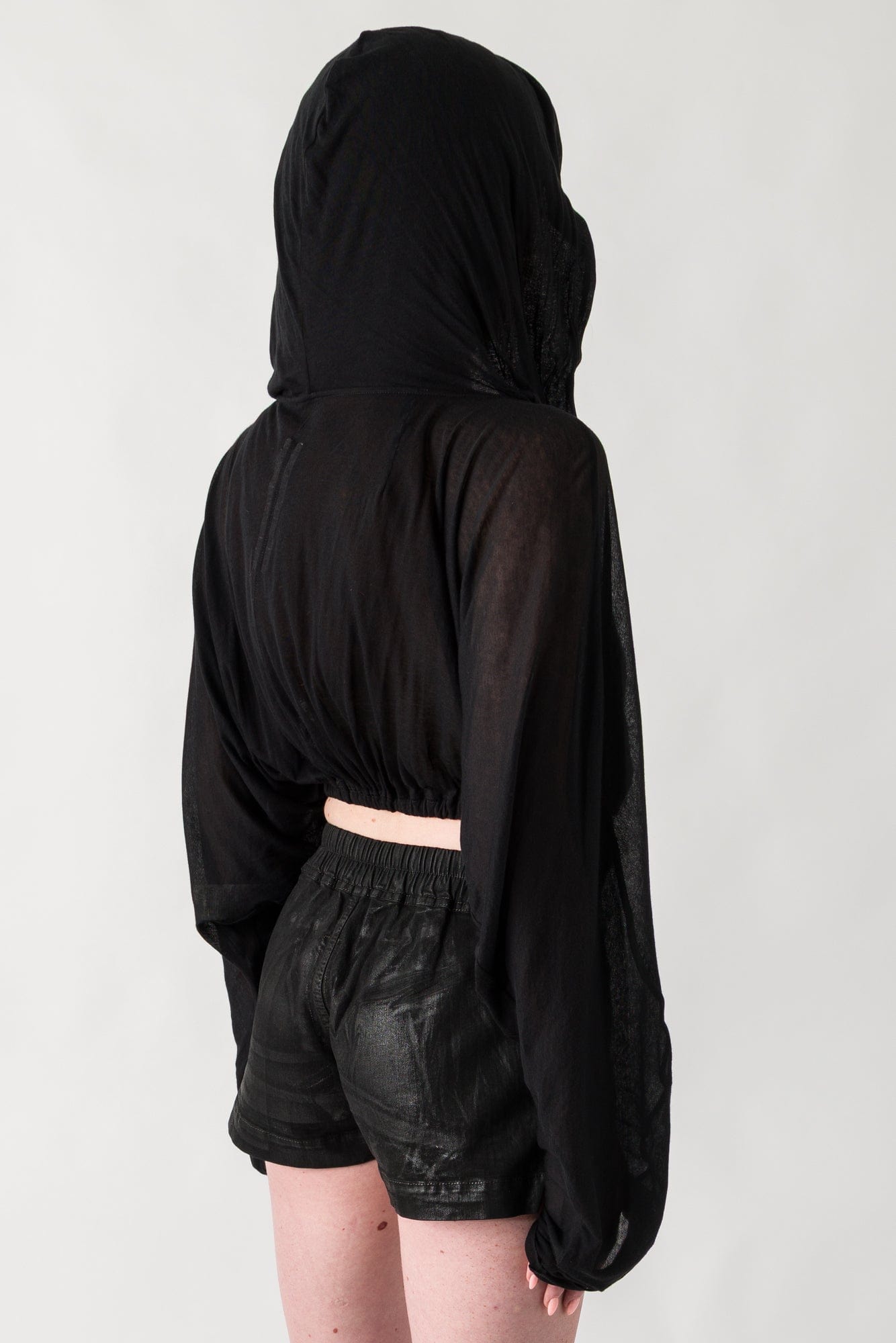 Rick Owens Cropped Hooded Tunic