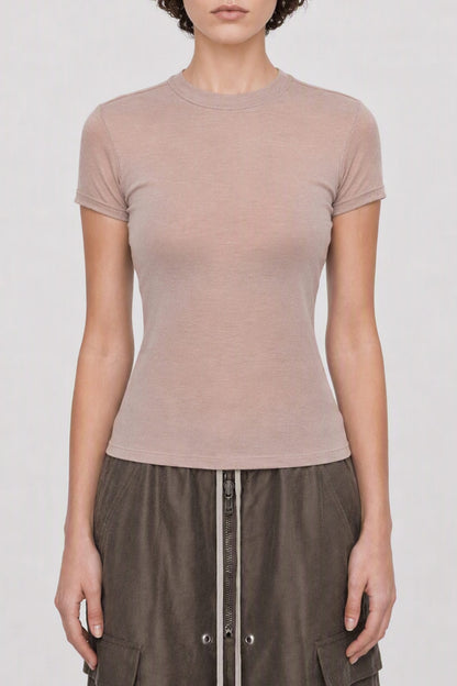 Rick Owens Cropped Level T in Rose