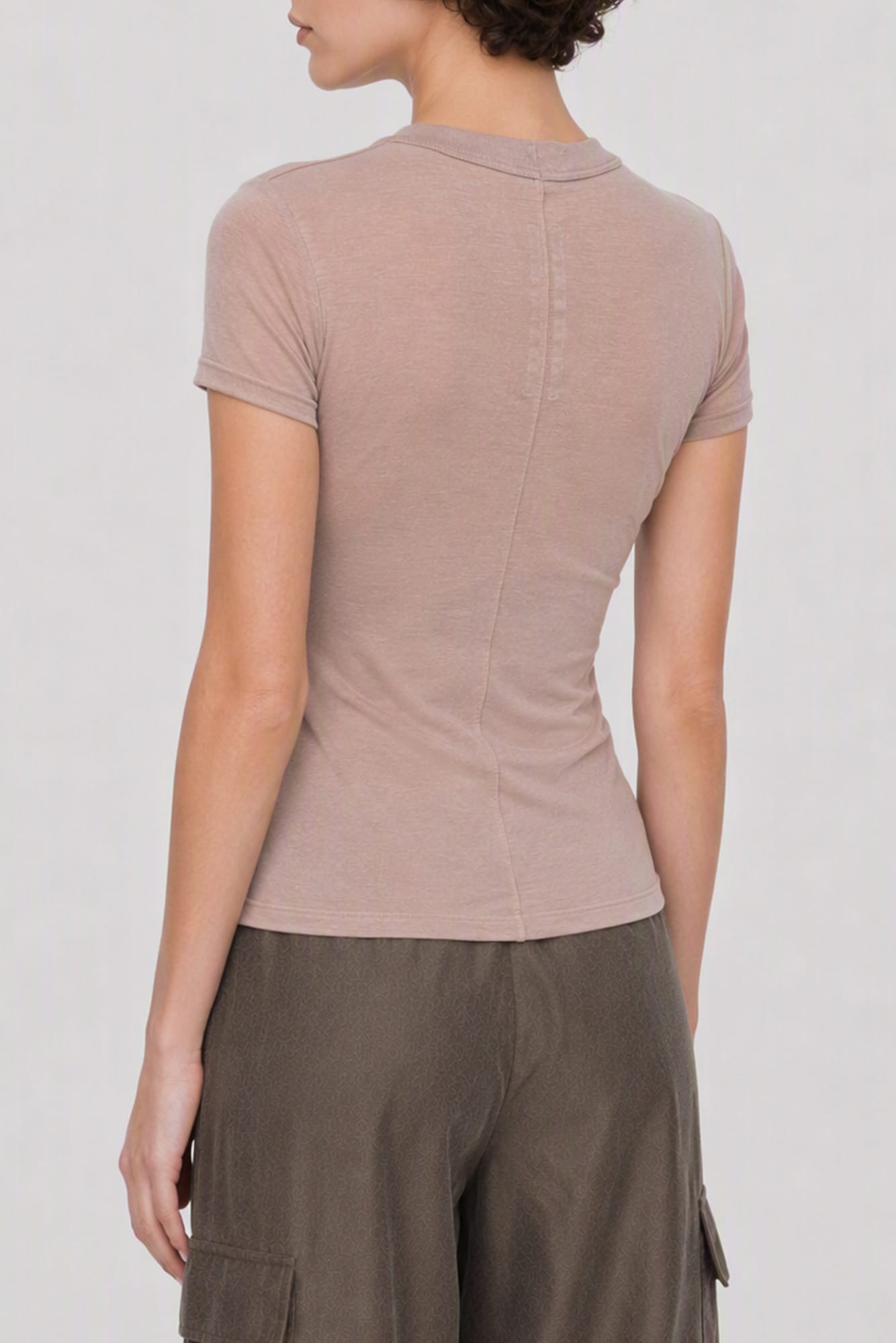 Rick Owens Cropped Level T in Rose