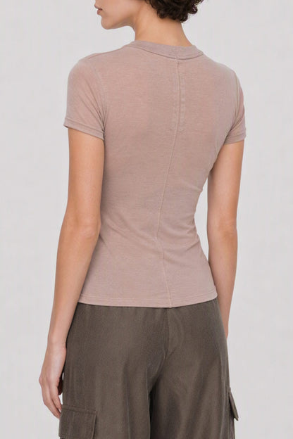 Rick Owens Cropped Level T in Rose back