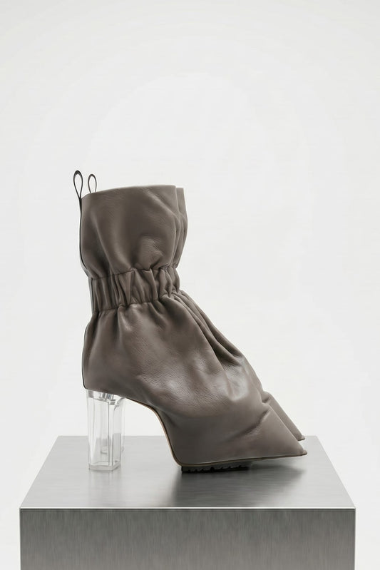 Rick Owens Cuffed Taquito Pull On Boot