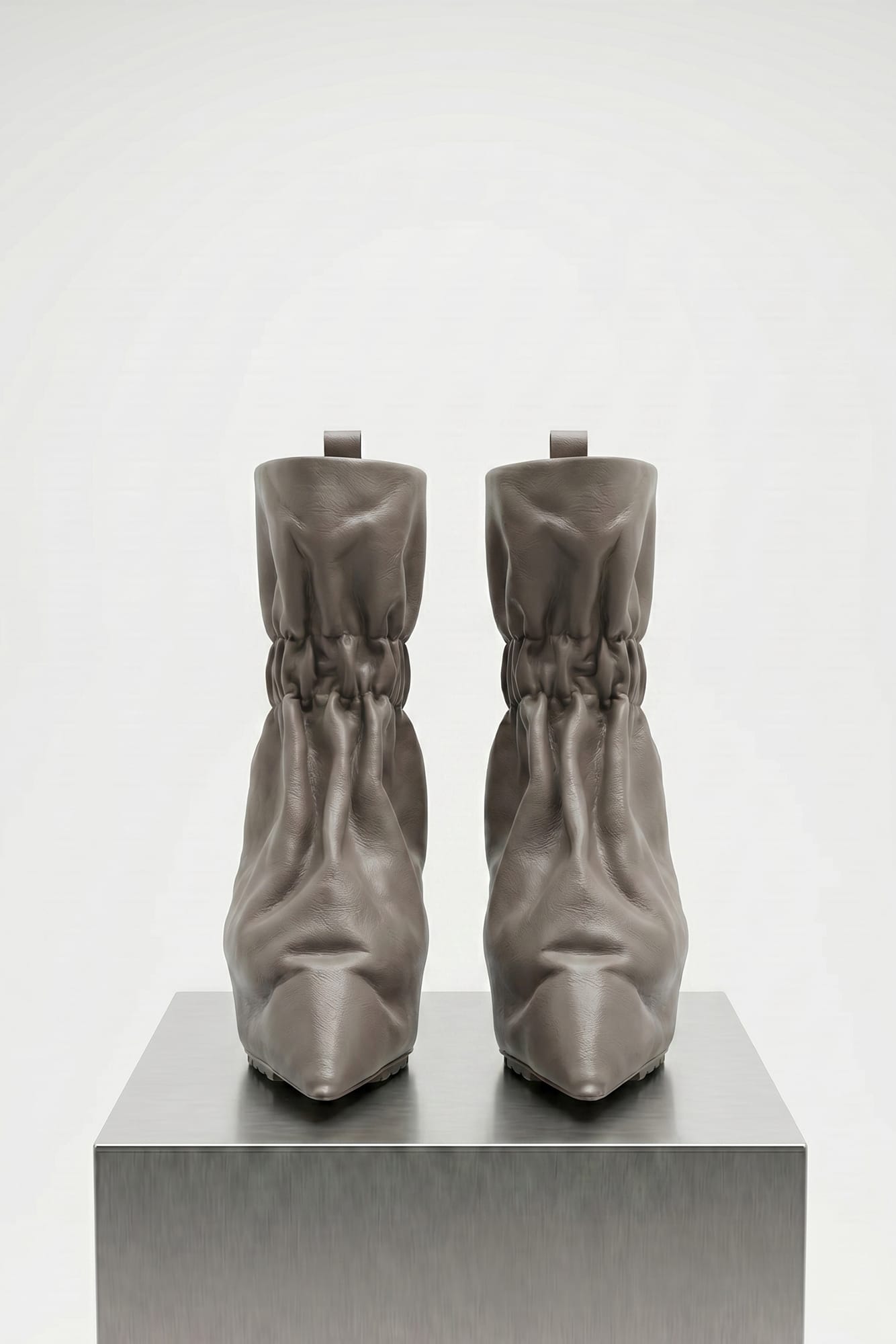 Rick Owens Cuffed Taquito Pull On Boot front