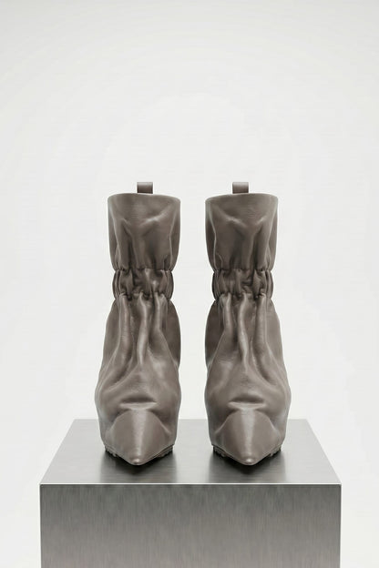 Rick Owens Cuffed Taquito Pull On Boot front