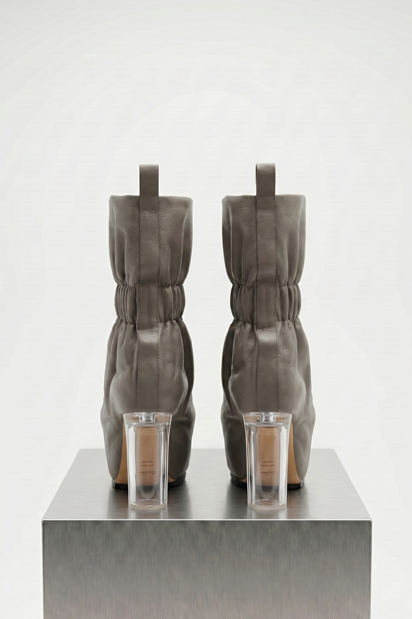 Rick Owens Cuffed Taquito Pull On Boot