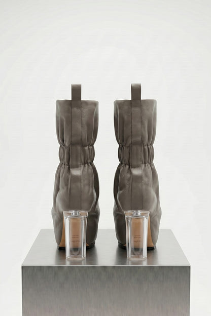Rick Owens Cuffed Taquito Pull On Boot back