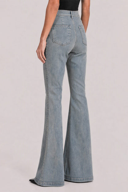 Rick Owens DRKSHDW Bolan Bootcut in Mineral back