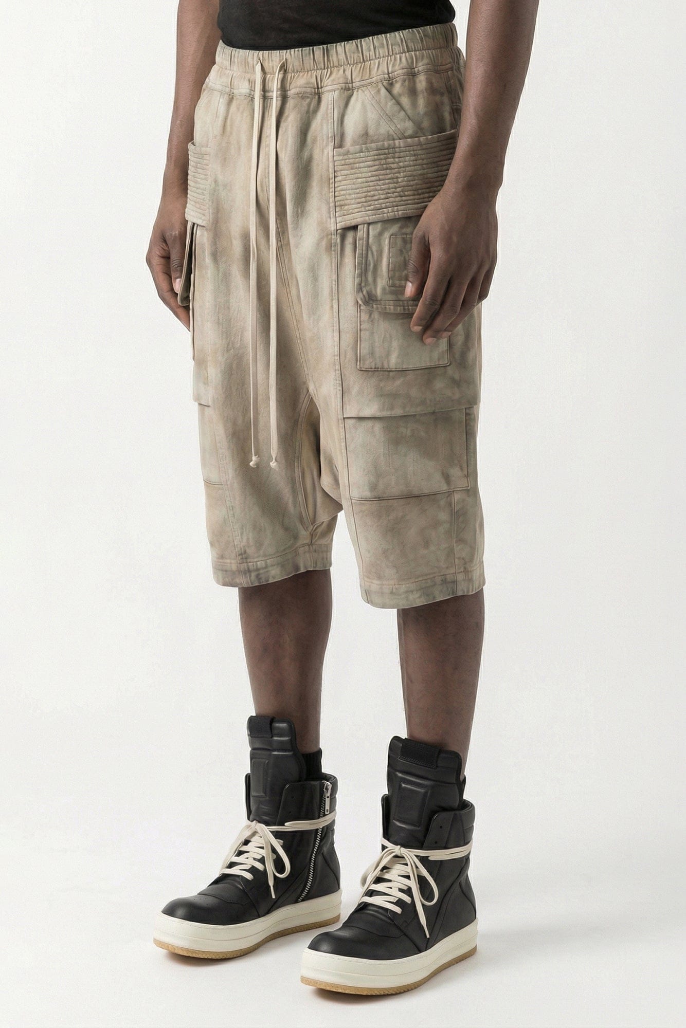 Rick Owens DRKSHDW Creatch Cargo Pods in Dust side