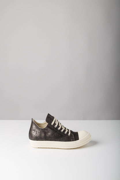 Rick Owens DRKSHDW W Denim Low Sneaks in Bronze