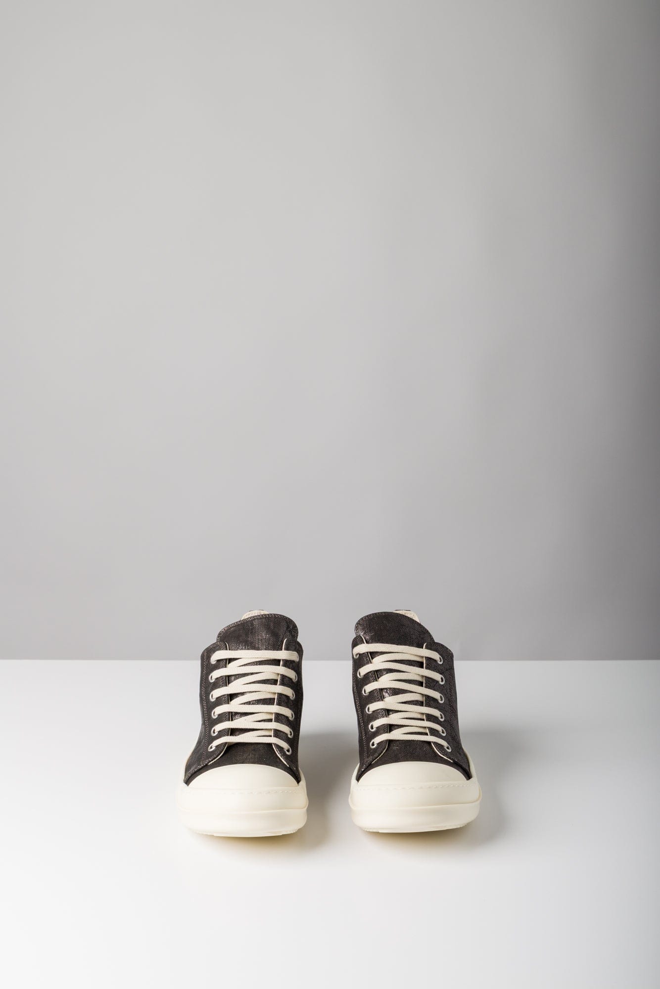 Rick Owens DRKSHDW Denim Low Sneaks in Bronze