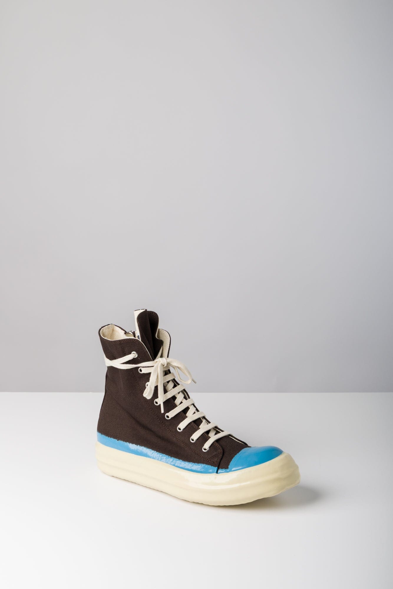 Rick Owens DRKSHDW Denim Sneaks in Laquer side