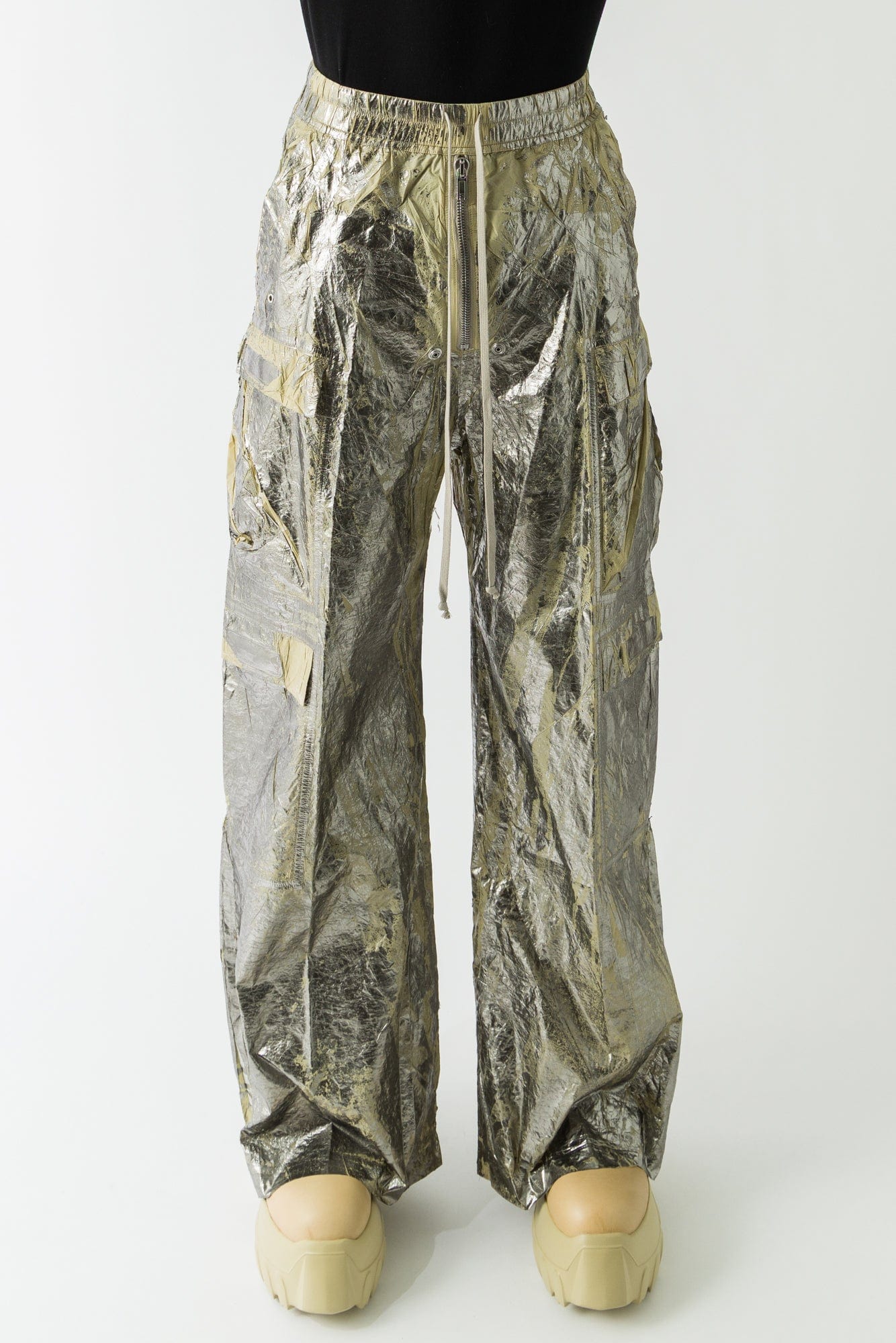 Rick Owens DRKSHDW Double Cargo Jumbo Belas in Palladium