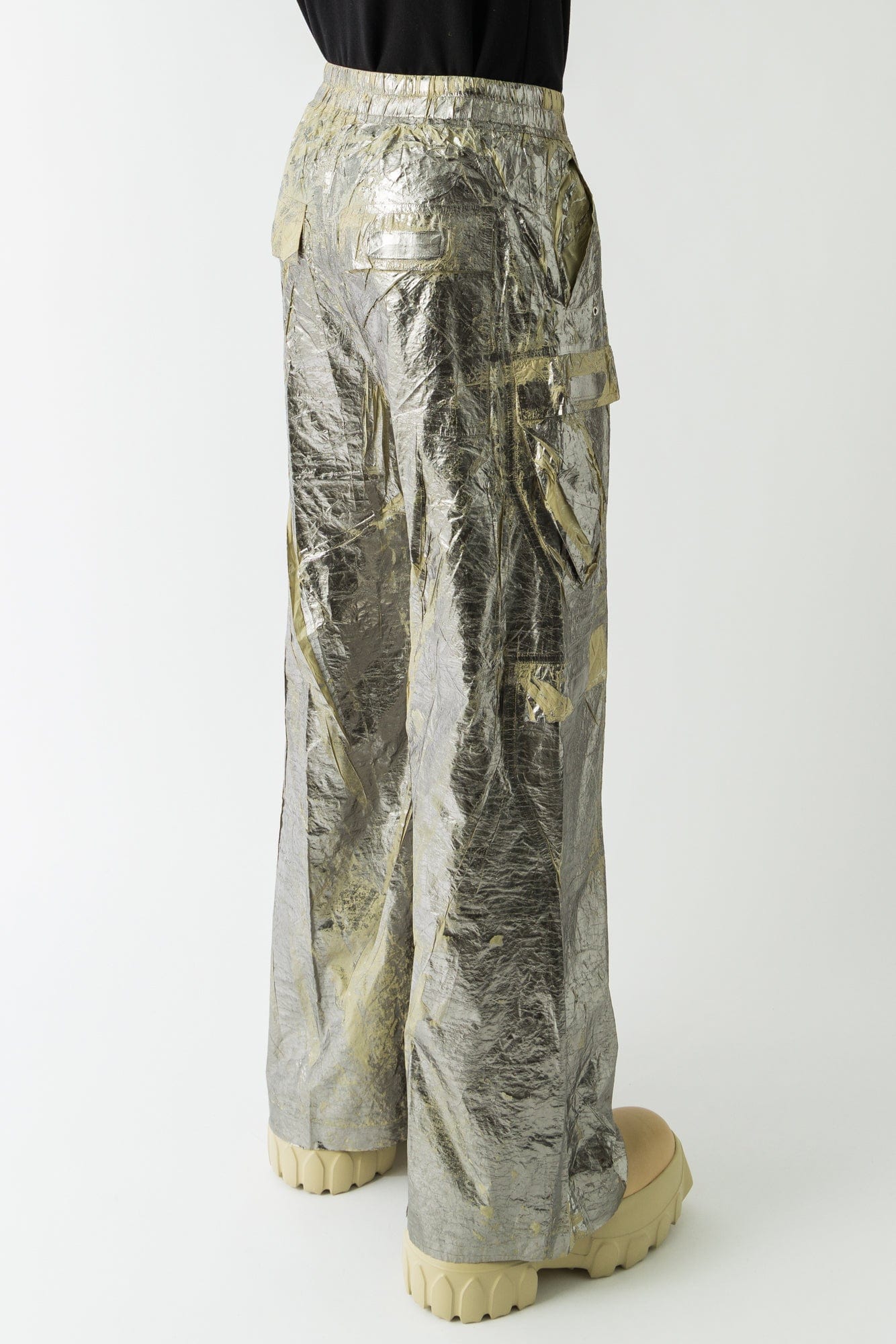 Rick Owens DRKSHDW Double Cargo Jumbo Belas in Palladium