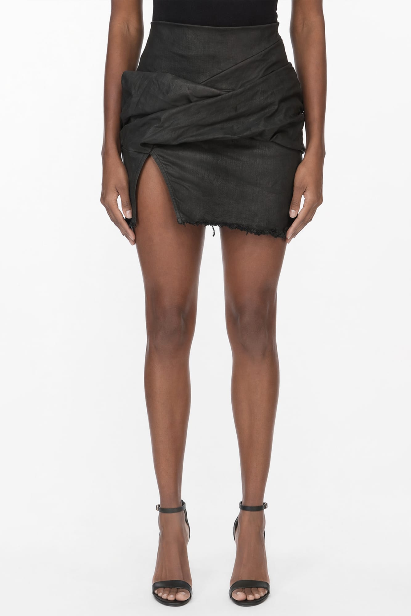Rick Owens DRKSHDW Draped Mini in Black