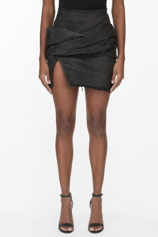 Rick Owens DRKSHDW Draped Mini in Black
