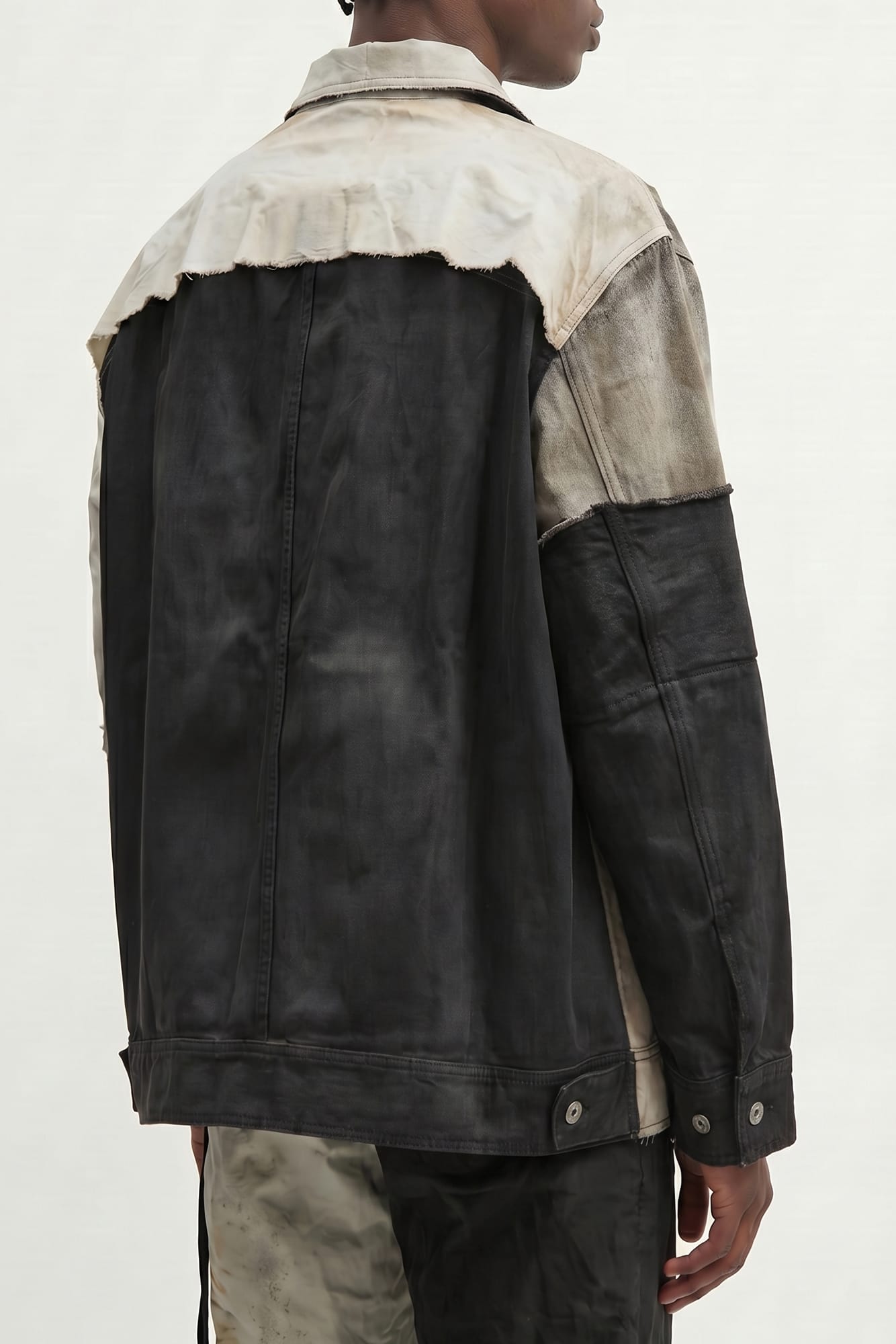 Rick Owens DRKSHDW Jumbo Denim Worker Jacket back