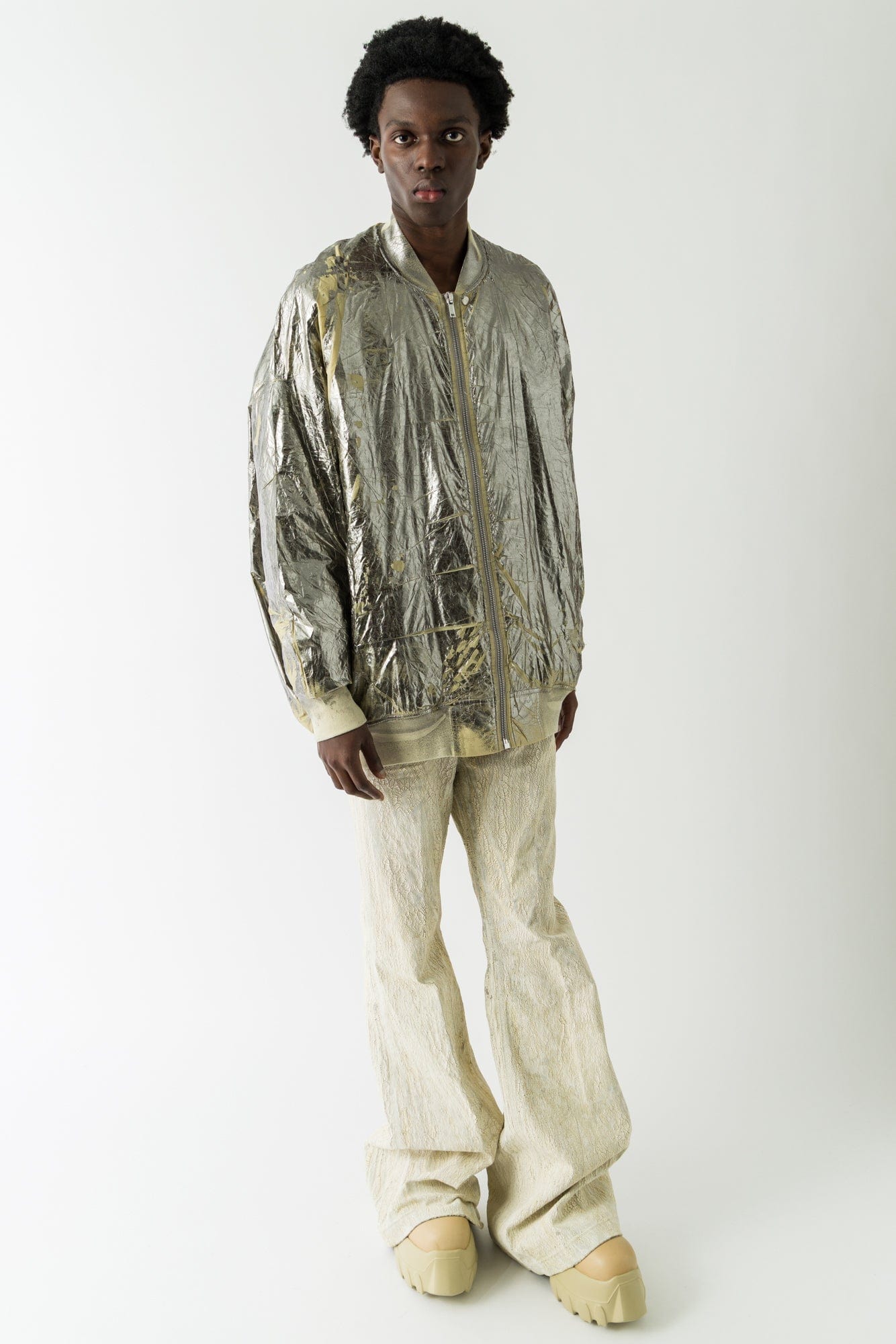 Rick Owens DRKSHDW Jumbo Peter Flight in Palladium