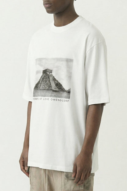 Rick Owens DRKSHDW Jumbo SS T in Milk side