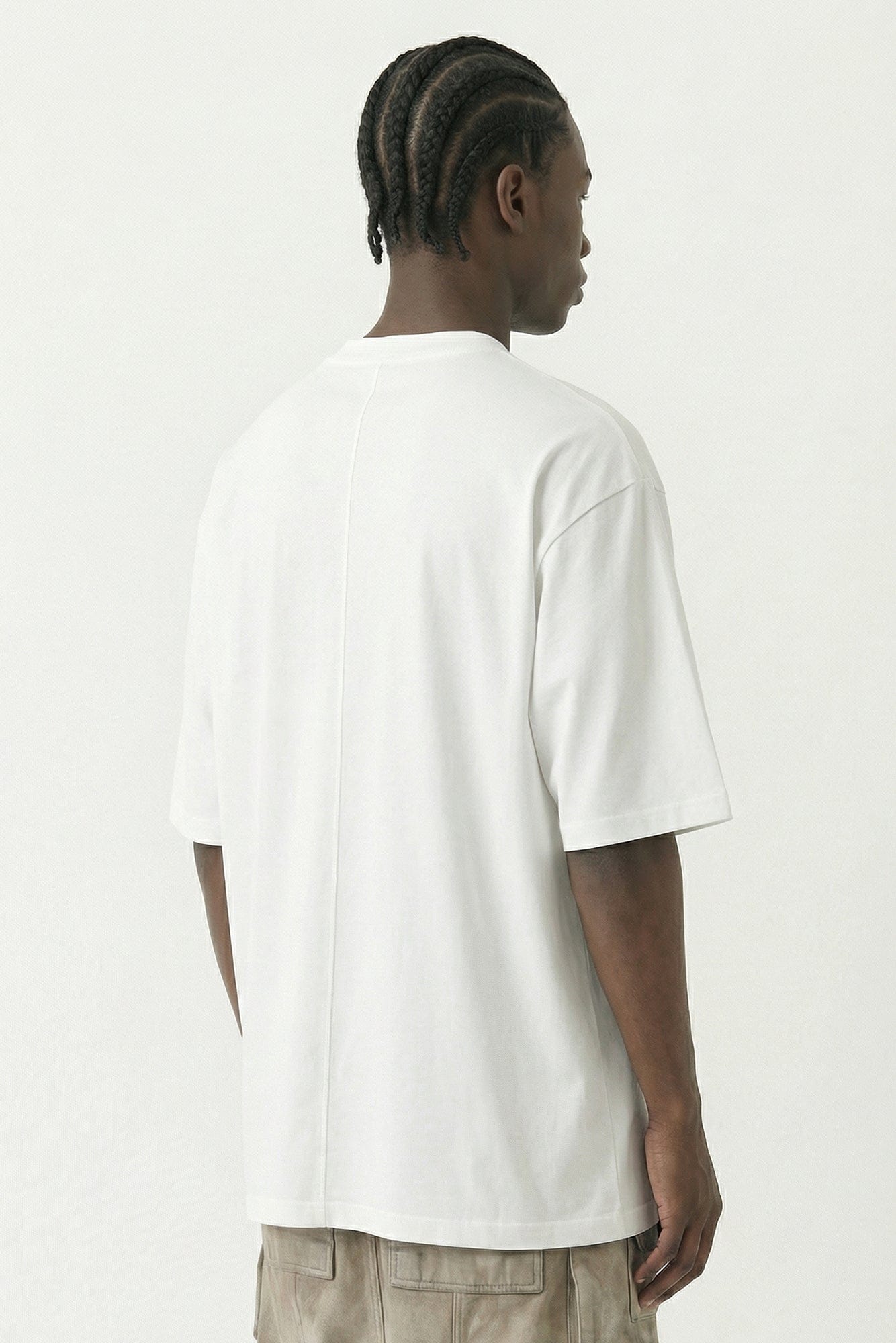 Rick Owens DRKSHDW Jumbo SS T in Milk back
