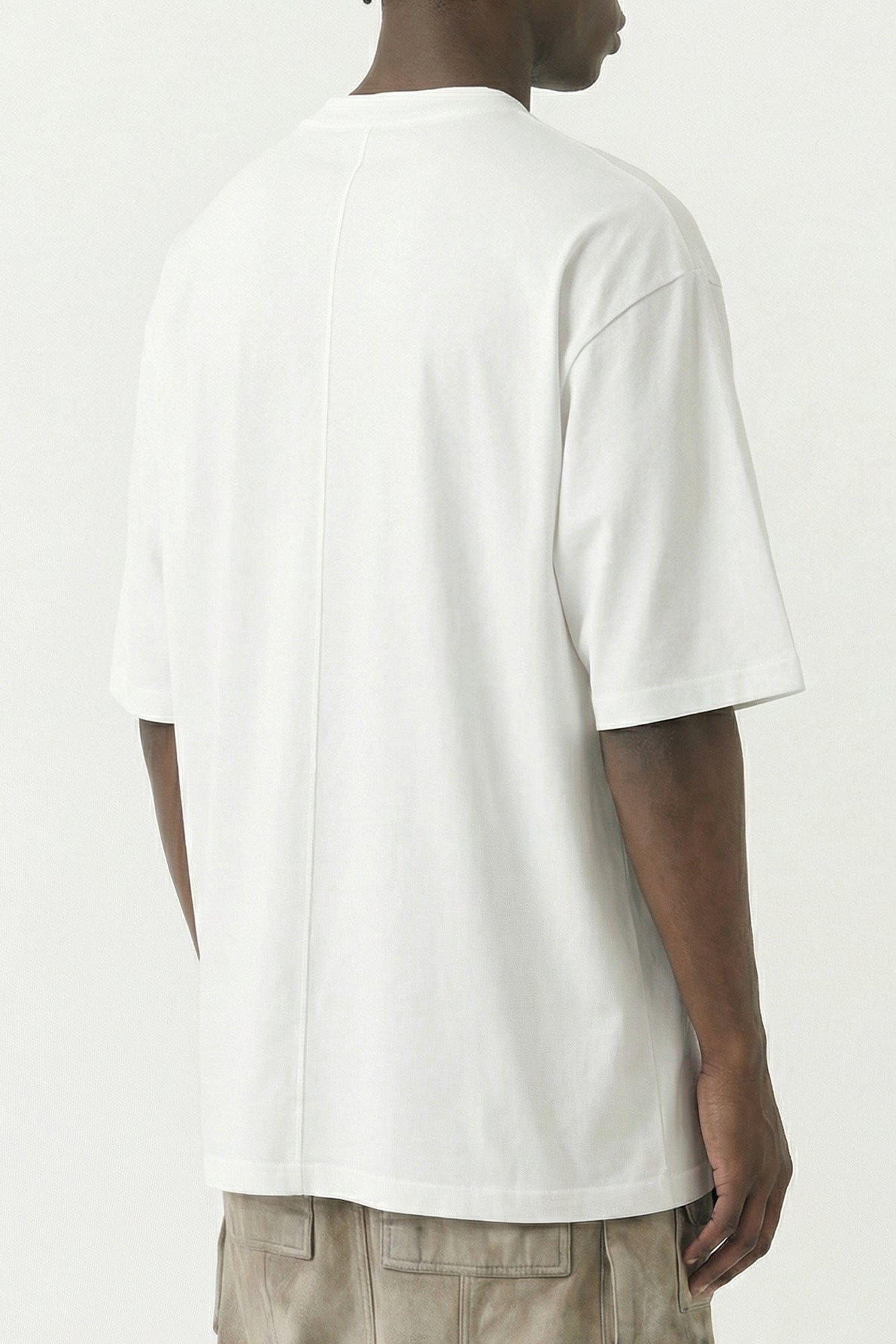 Rick Owens DRKSHDW Jumbo SS T in Milk back
