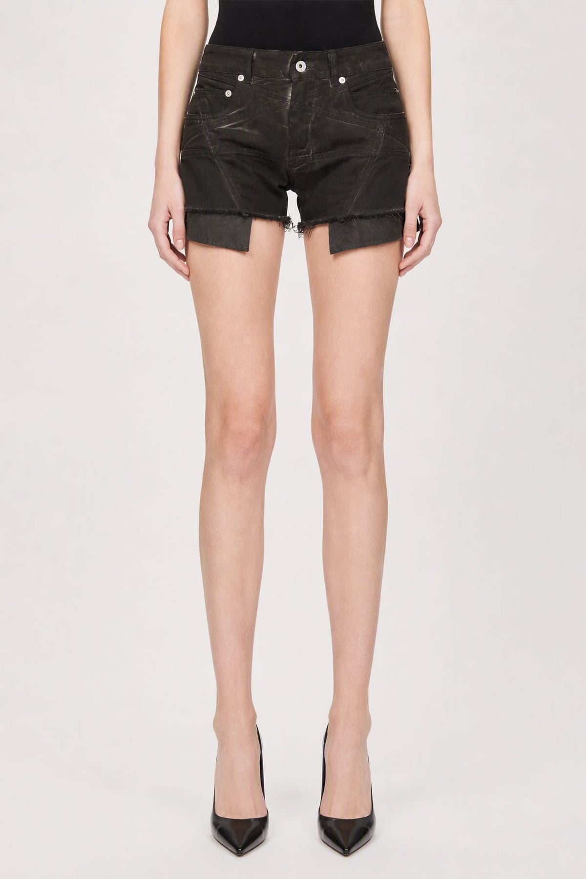 Rick Owens DRKSHDW Lana Cut Offs in Dust