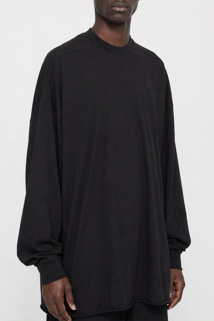 Rick Owens DRKSHDW Mens Tommy LS T-Shirt in Black side