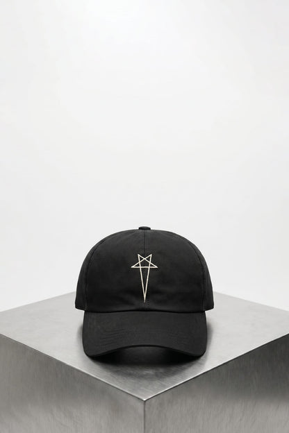 Rick Owens DRKSHDW Pentagram Cap in Black