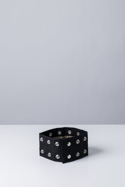 Rick Owens DRKSHDW Strobe Neck Band in Black Wax