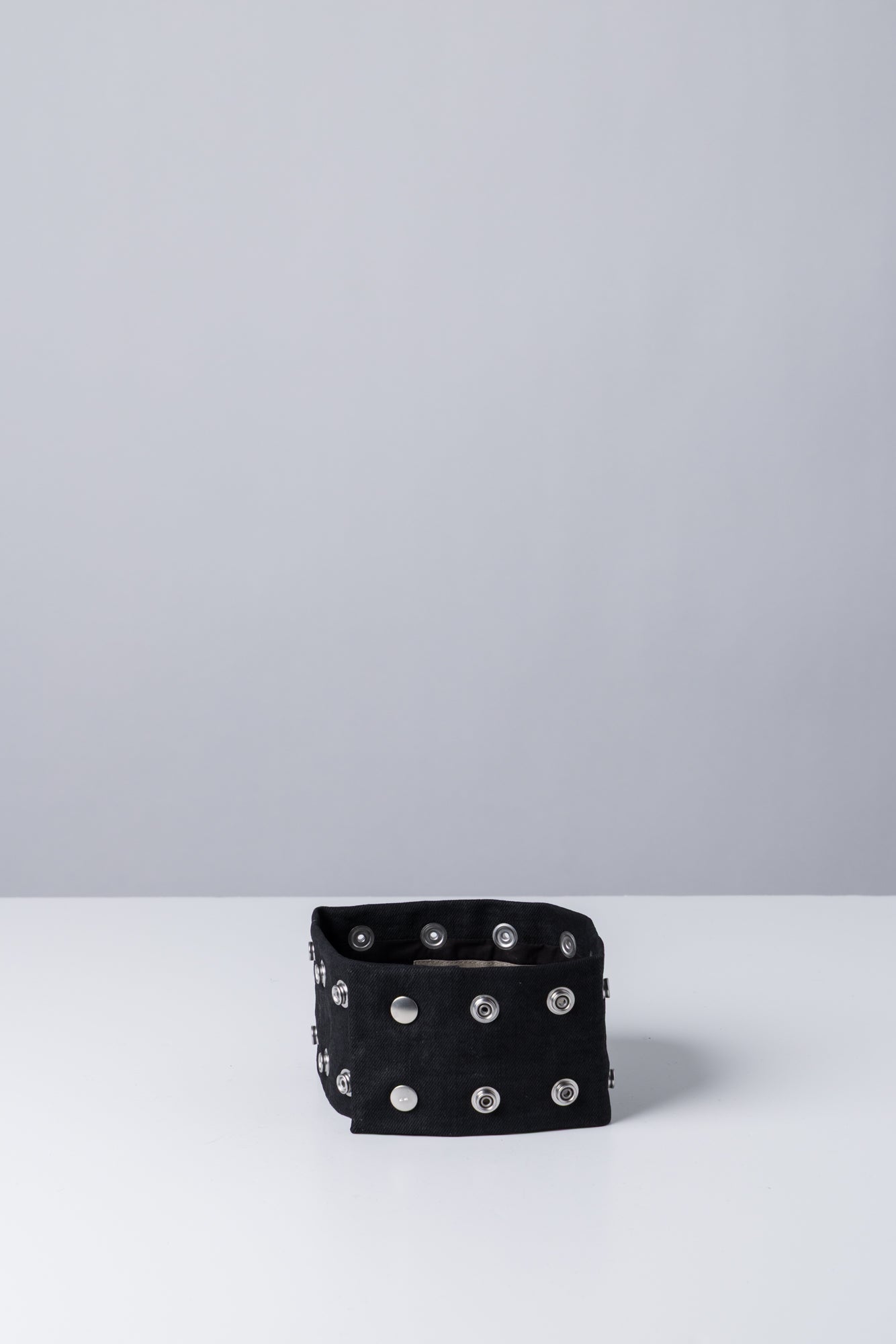 Rick Owens DRKSHDW Strobe Neck Band in Black Wax side