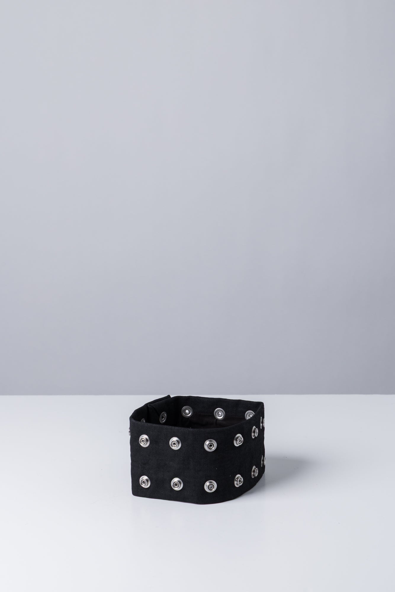 Rick Owens DRKSHDW Strobe Neck Band in Black Wax