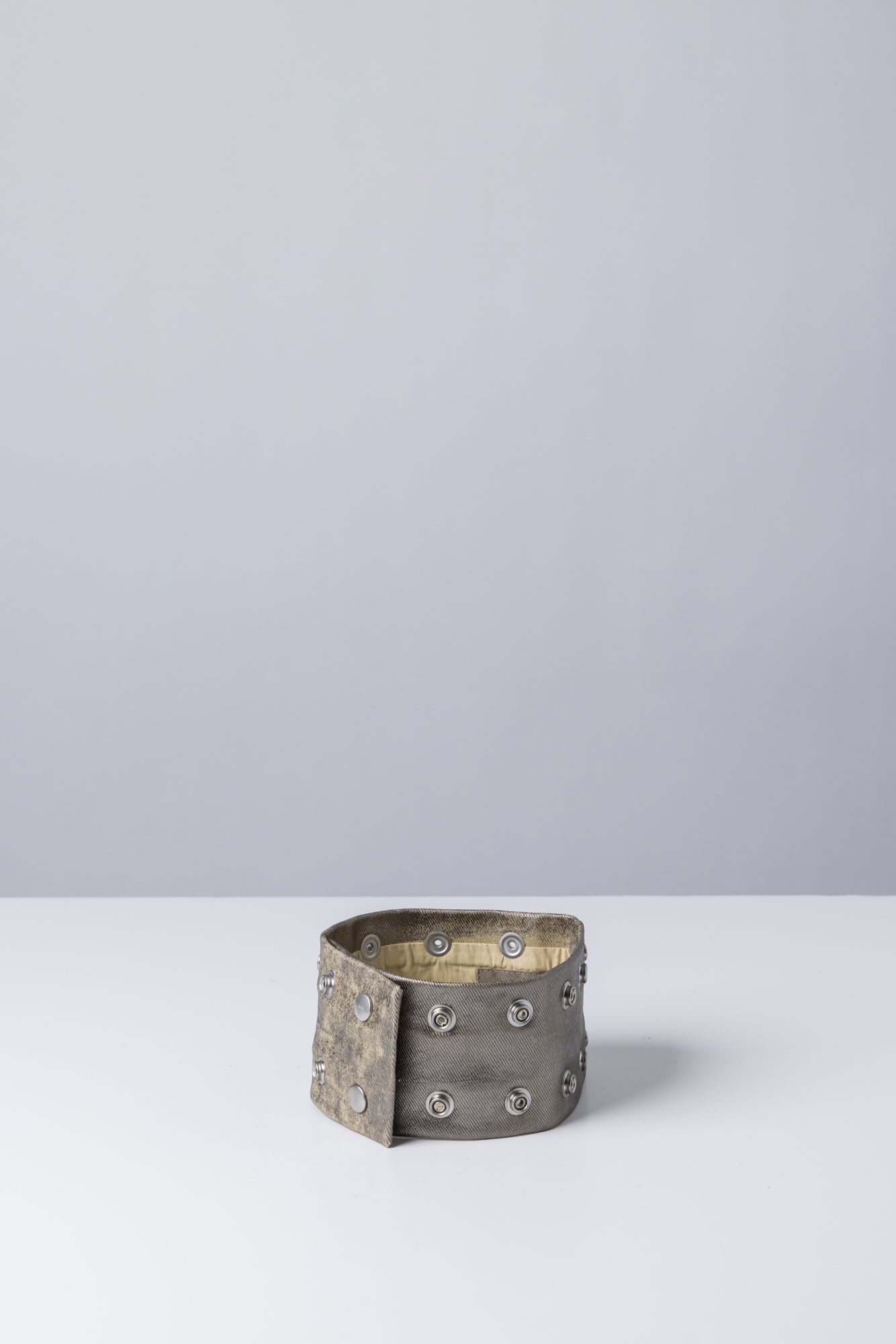 Rick Owens DRKSHDW Strobe Neck Band in Palladium side