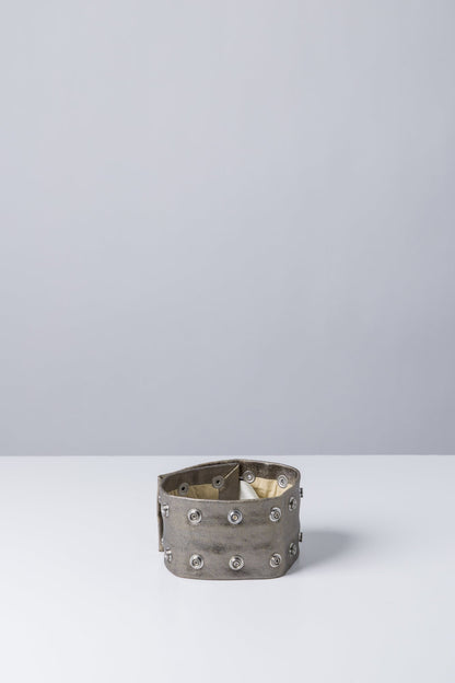 Rick Owens DRKSHDW Strobe Neck Band in Palladium back