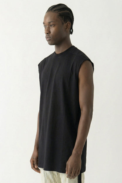 Rick Owens DRKSHDW Tarp T in Black SS26 side