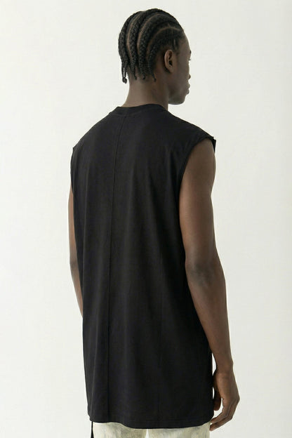 Rick Owens DRKSHDW Tarp T in Black SS26 back