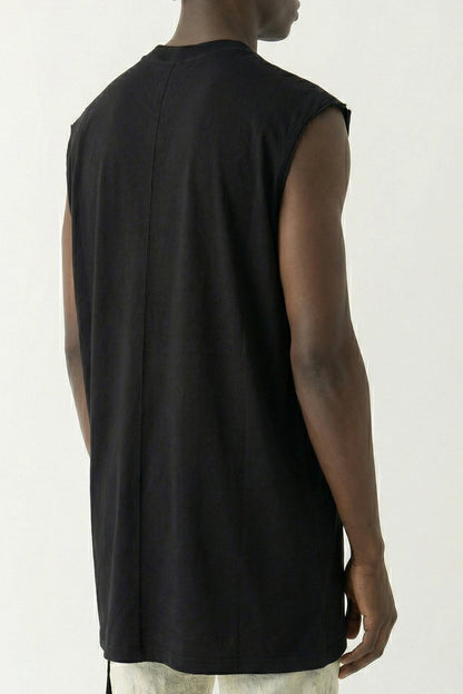 Rick Owens DRKSHDW Tarp T in Black SS26 back