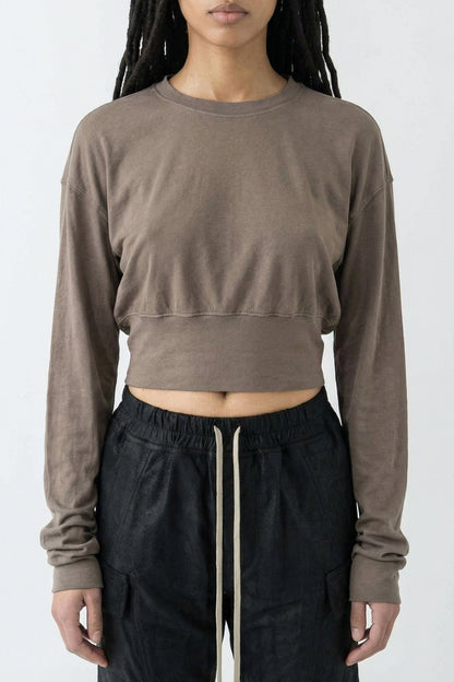 Rick Owens DRKSHDW Tatlin Sweat T in Dust SS25