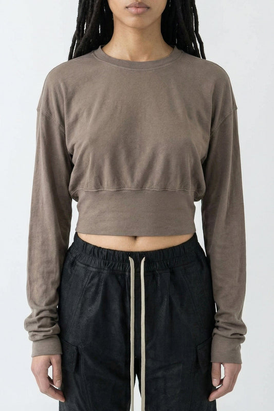 Rick Owens DRKSHDW Tatlin Sweat T in Dust SS25