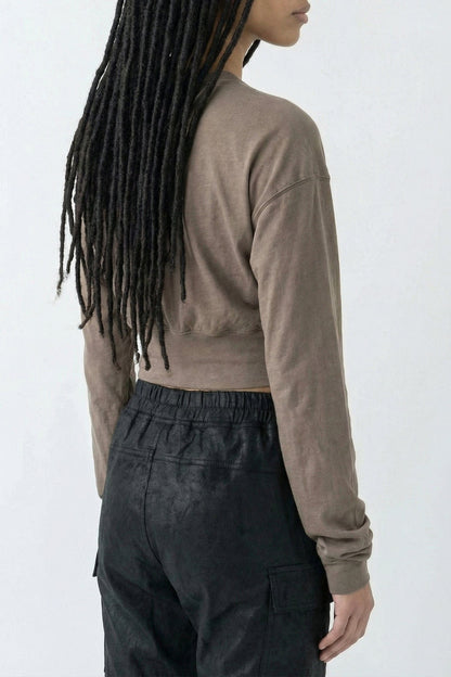 Rick Owens DRKSHDW Tatlin Sweat T in Dust SS25 back