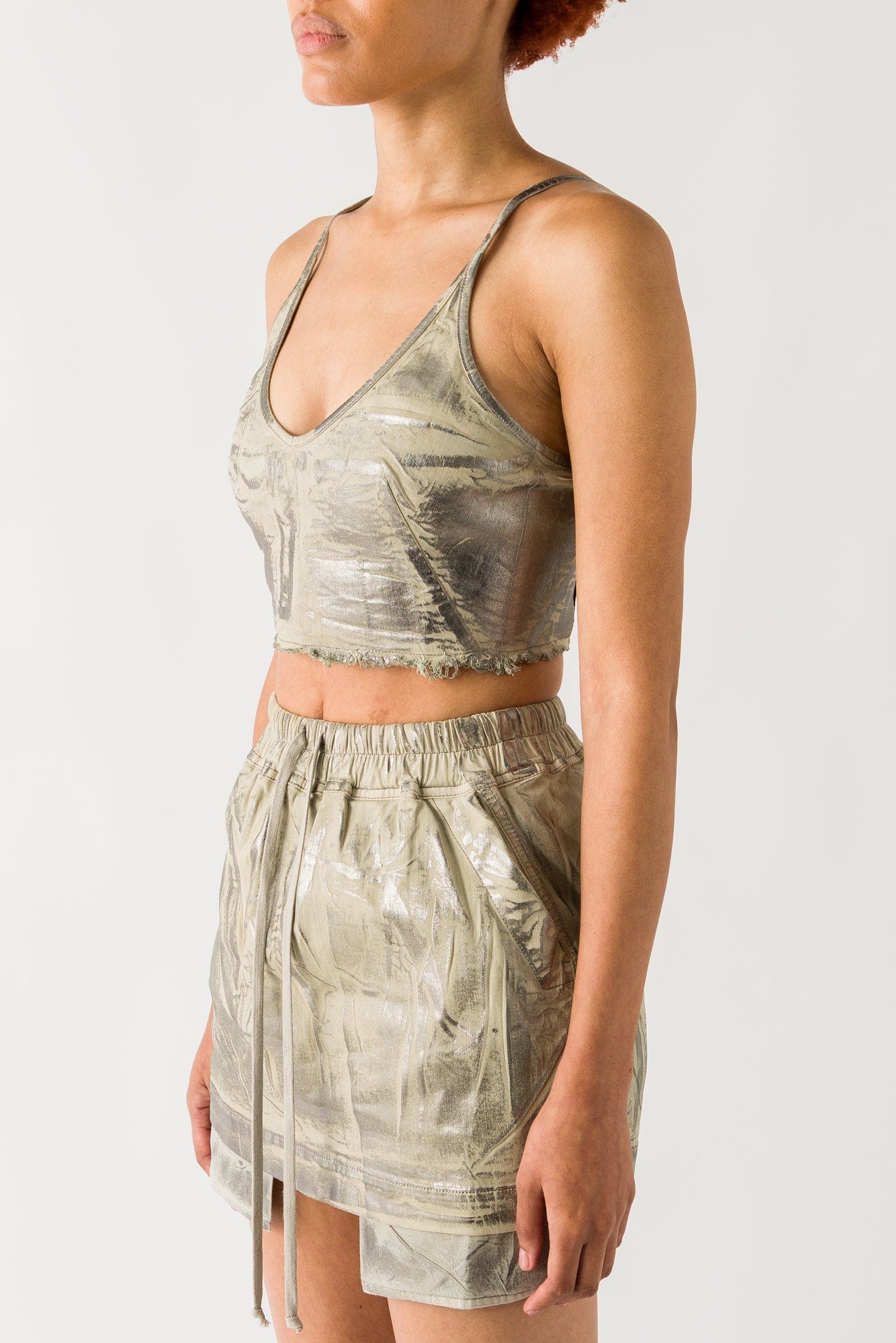 Rick Owens DRKSHDW Top in Palladium side