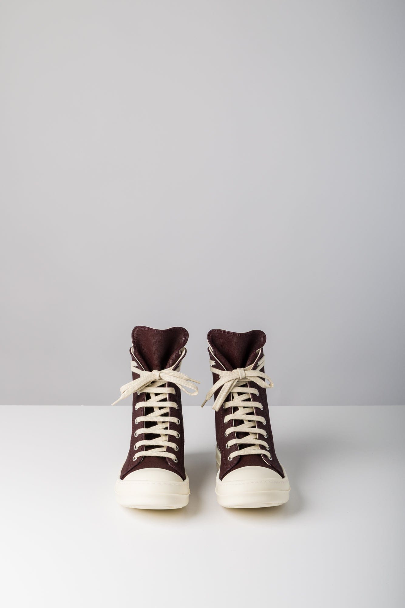 Rick Owens DRKSHDW W Denim Sneaks in Scab