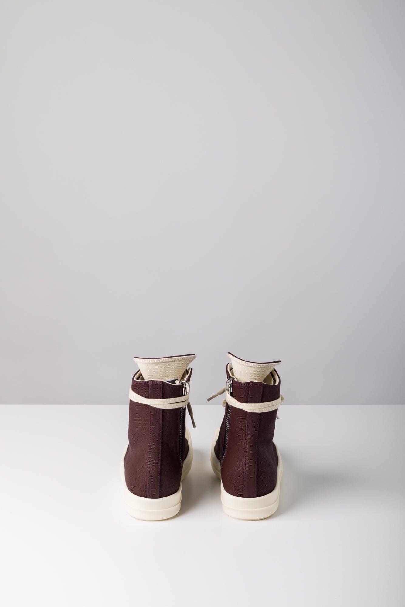 Rick Owens DRKSHDW W Denim Sneaks in Scab