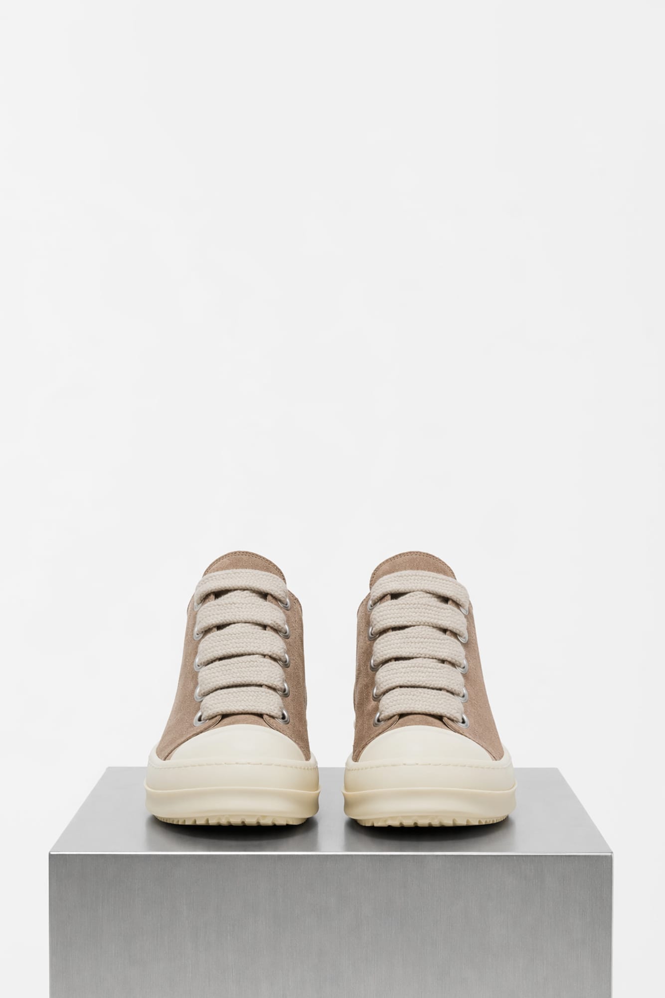 Rick Owens DRKSHDW W Jumbolace Low Sneaks in Flesh front