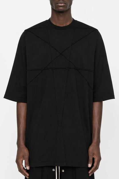 Rick Owens DRKSHDW Mens Jumbo SS T-Shirt in Black