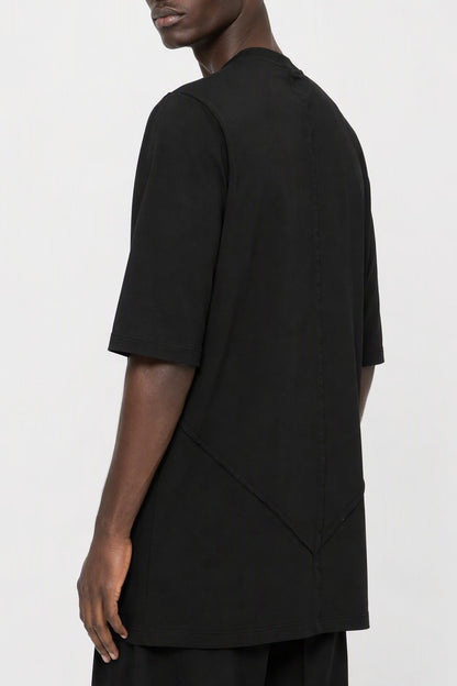 Rick Owens DRKSHDW Mens Jumbo SS T-Shirt in Black back